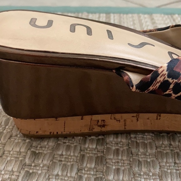 Unisa Sandals Cat Print Cheetah Leopard Size 9 - Picture 2 of 9